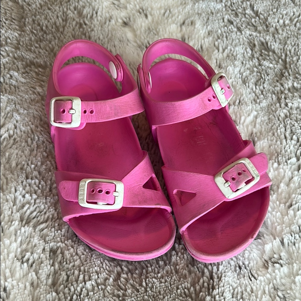 Pink Sandals with Buckles